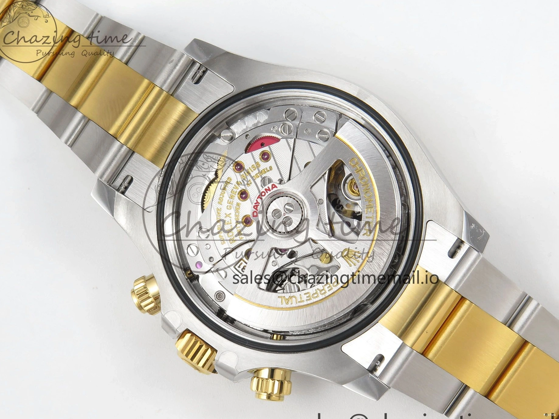MiroTime 0512 Fashionable Daytona 126503 THBF 1:1 Best Edition Black YG Diamonds Dial on SS YG Bracelet SH 137